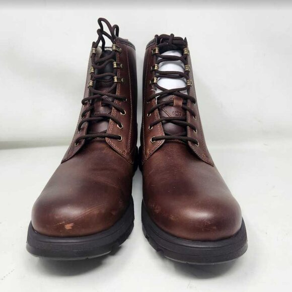 Men\'s 12 Ugg Kirkson wool-lined Chestnut brown leather boots 1120992 main image 12